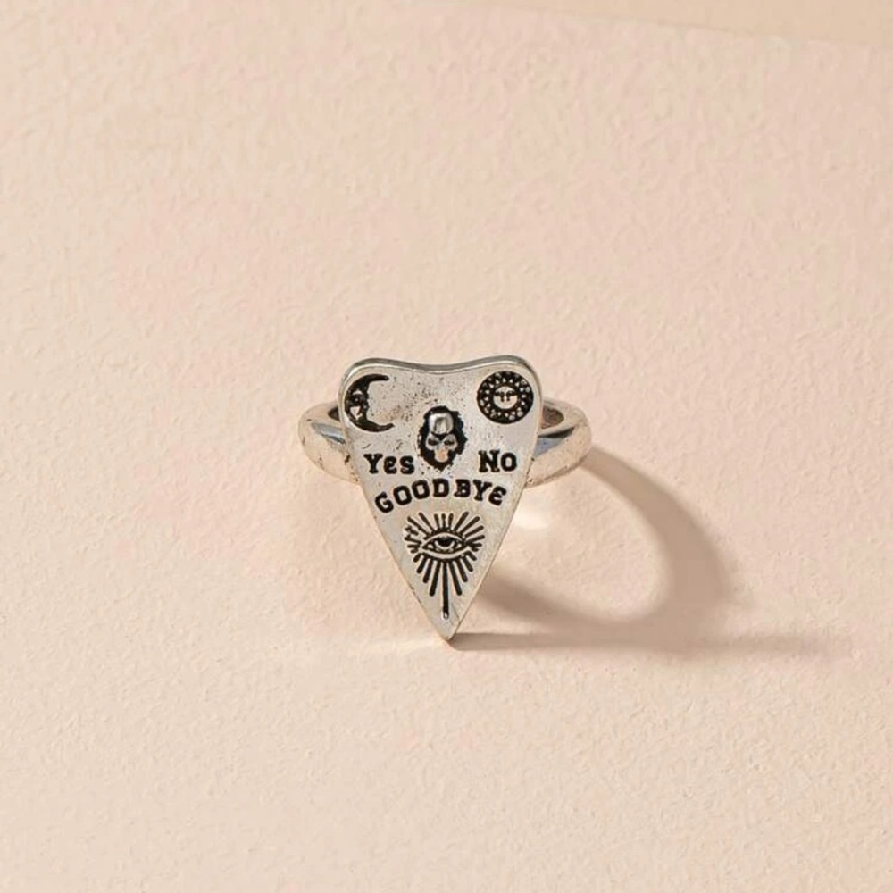 Ouija board style ring